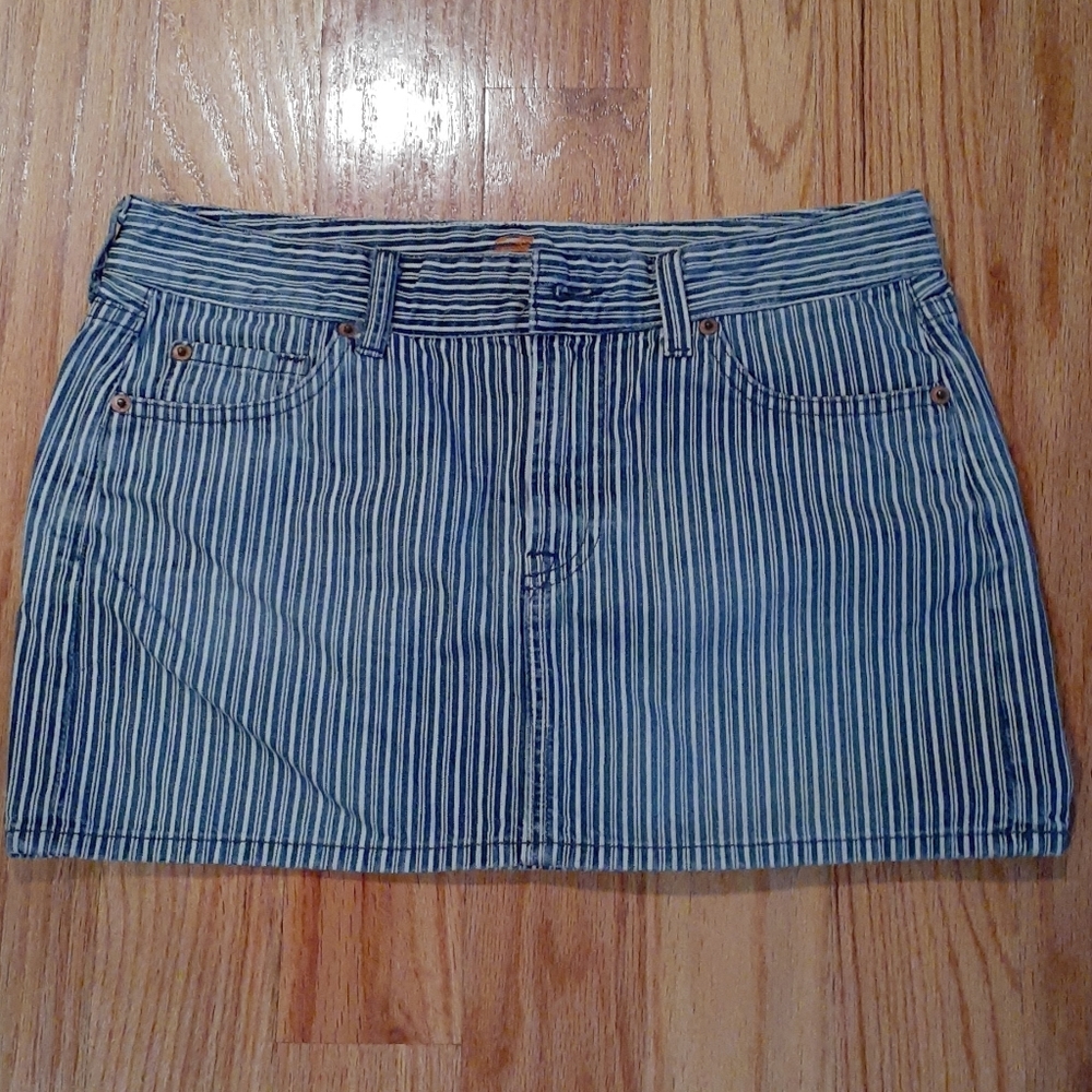 7FAM Denim mini skirt